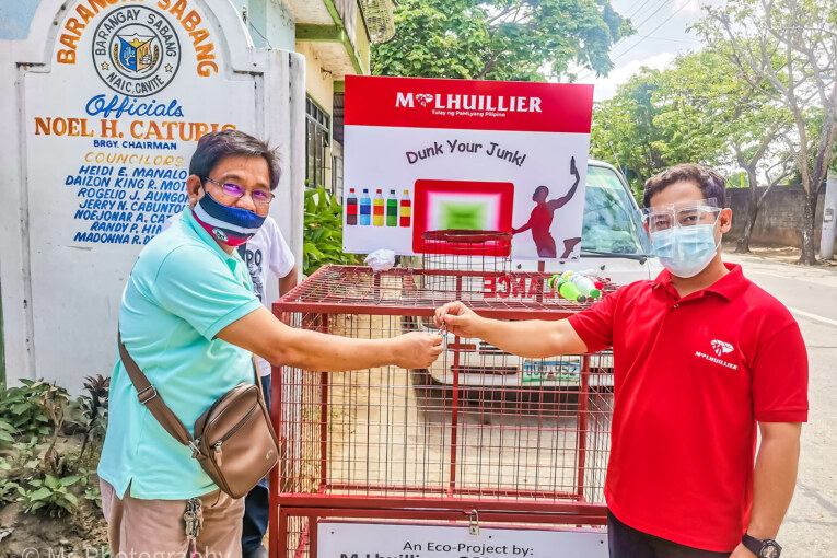M Lhuillier Encourages Cavite Barangays to Dunk Their Junk