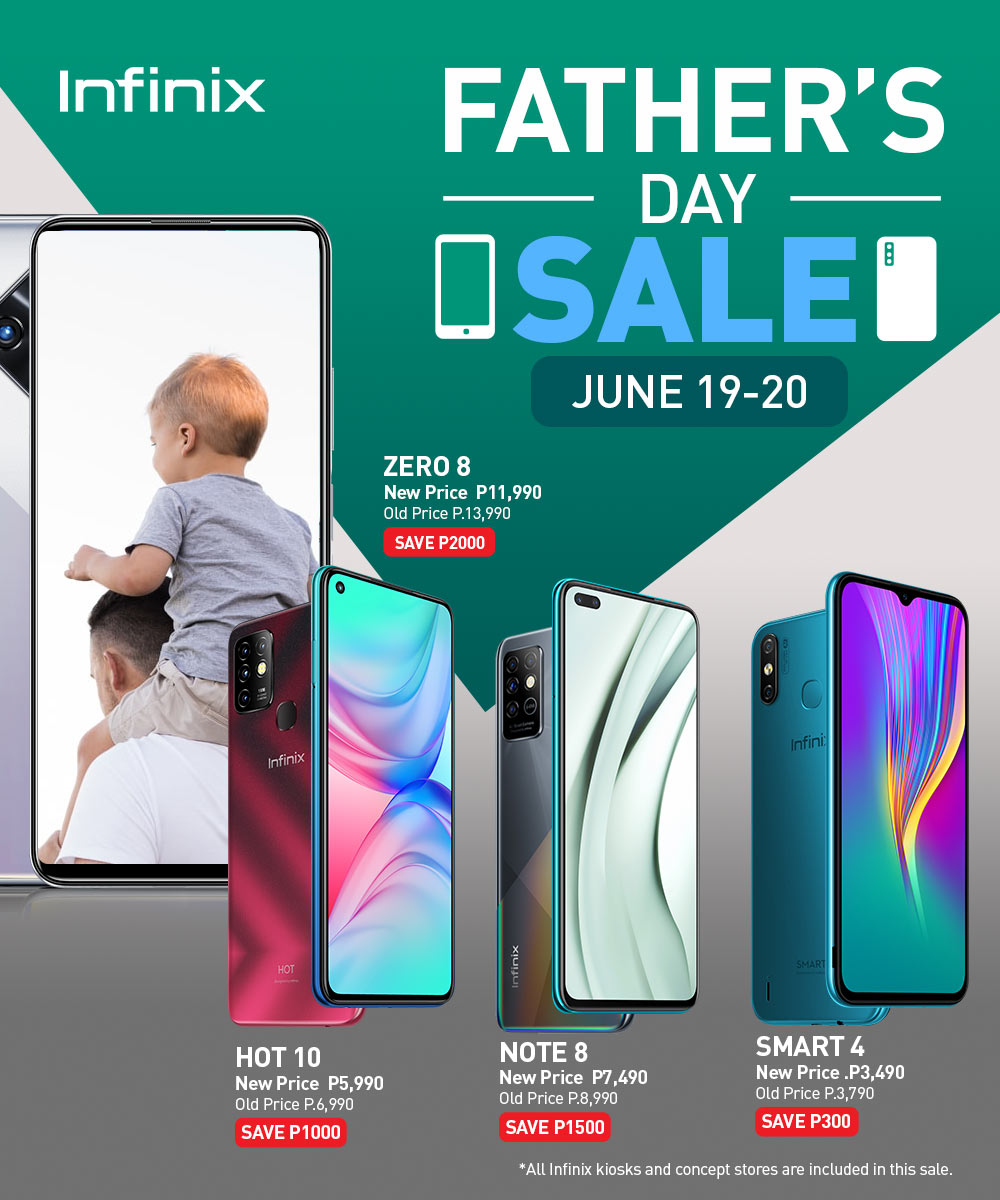 Infinix Father’s Day Sale: Up to Php 2,000 discount on your favorite models