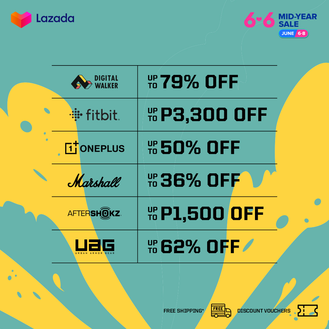 Up to 79% OFF on Beyond the Box and Digital Walker’s best-selling brands on Lazada 6.6 Midyear Sale!