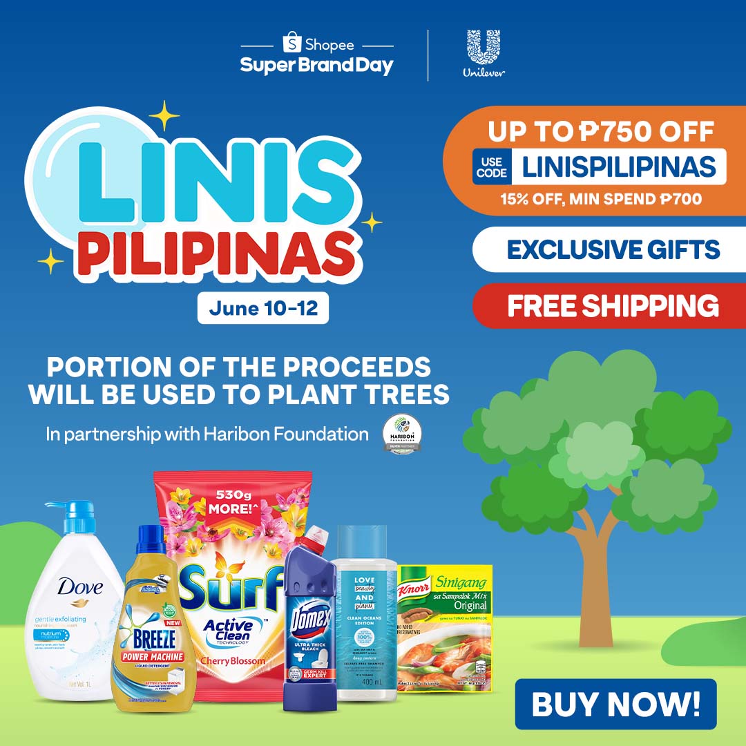 Unilever and Shopee partner for a Cleaner Future with “Linis Pilipinas” campaign
