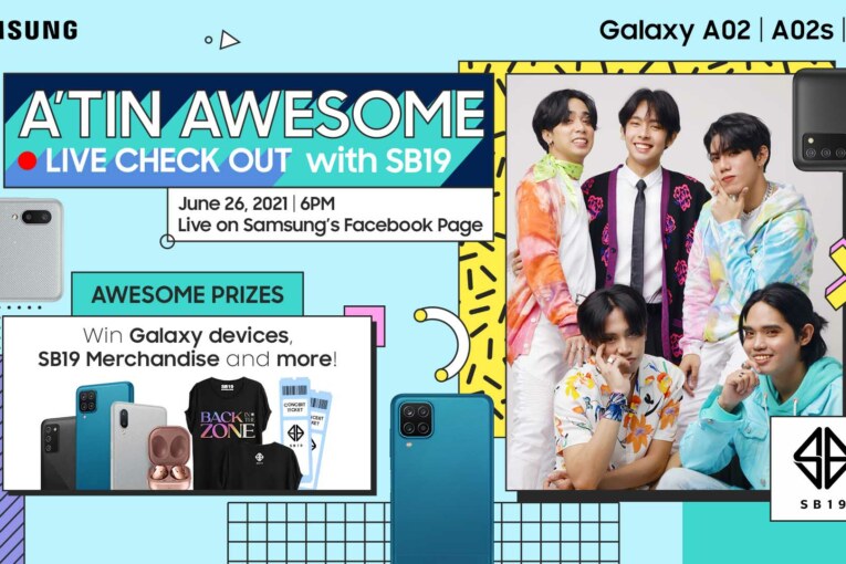Join #TeamGalaxy SB19 at the SAMSUNG A’TIN Awesome event on June 26