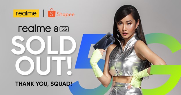 realme 8 5G achieves sold-out success within  hours of official launch