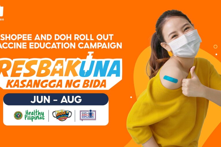 Shopee and the Department of Health team up to encourage Filipinos to get vaccinated