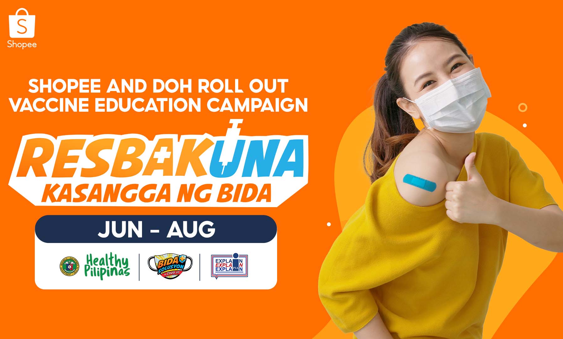 Shopee and the Department of Health team up to encourage Filipinos to get vaccinated
