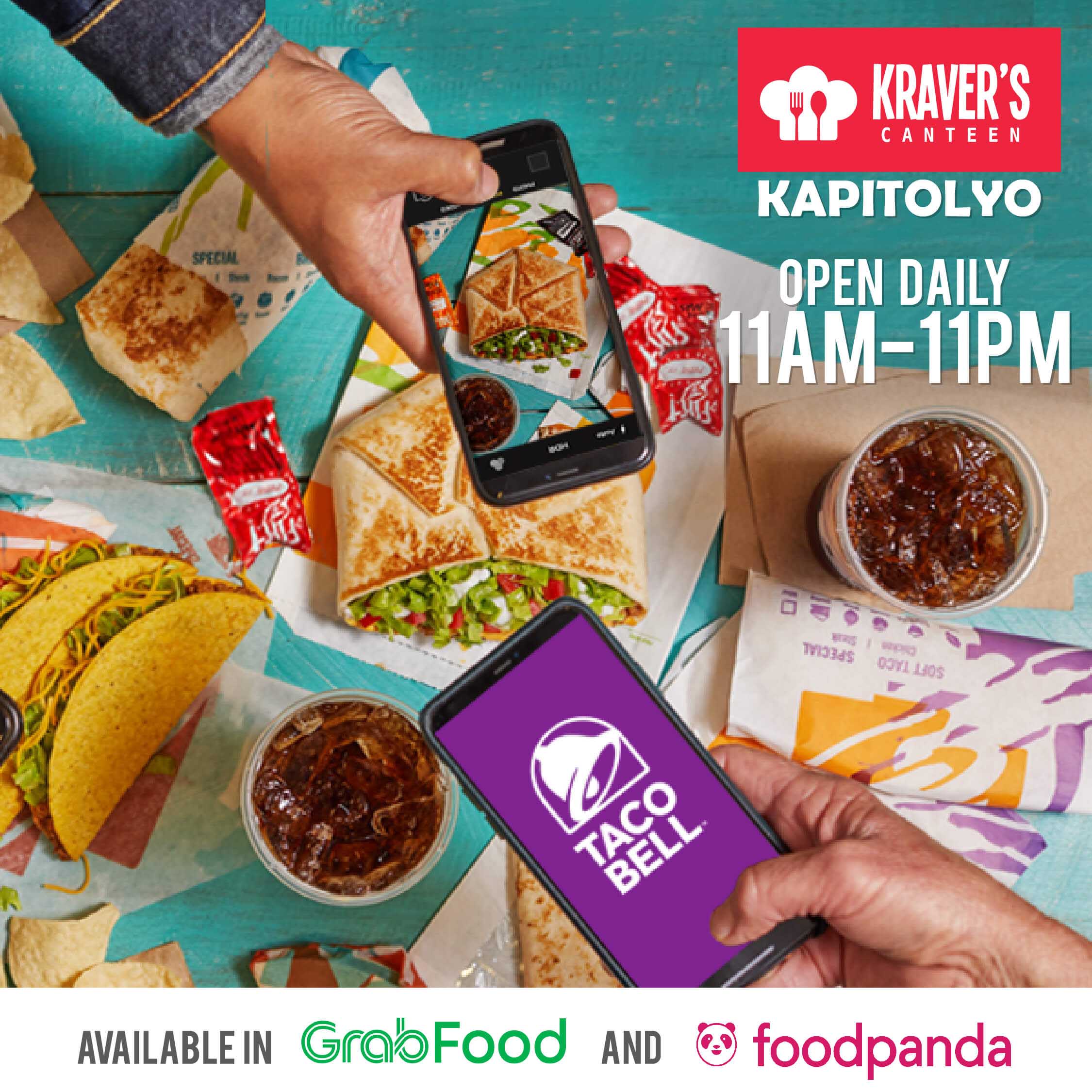 You make it all worth it to midnight: Taco Bell Kraver’s Canteen Kapitolyo Branch is extended until 11PM