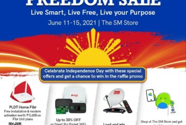 PLDT, Smart, Cignal and PayMaya team up with The SM Store for Freedom Sale