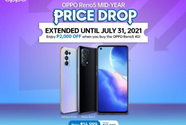 Score Up To PHP2,000 Off on OPPO Reno5 4G and A15s Price Drop until July 31