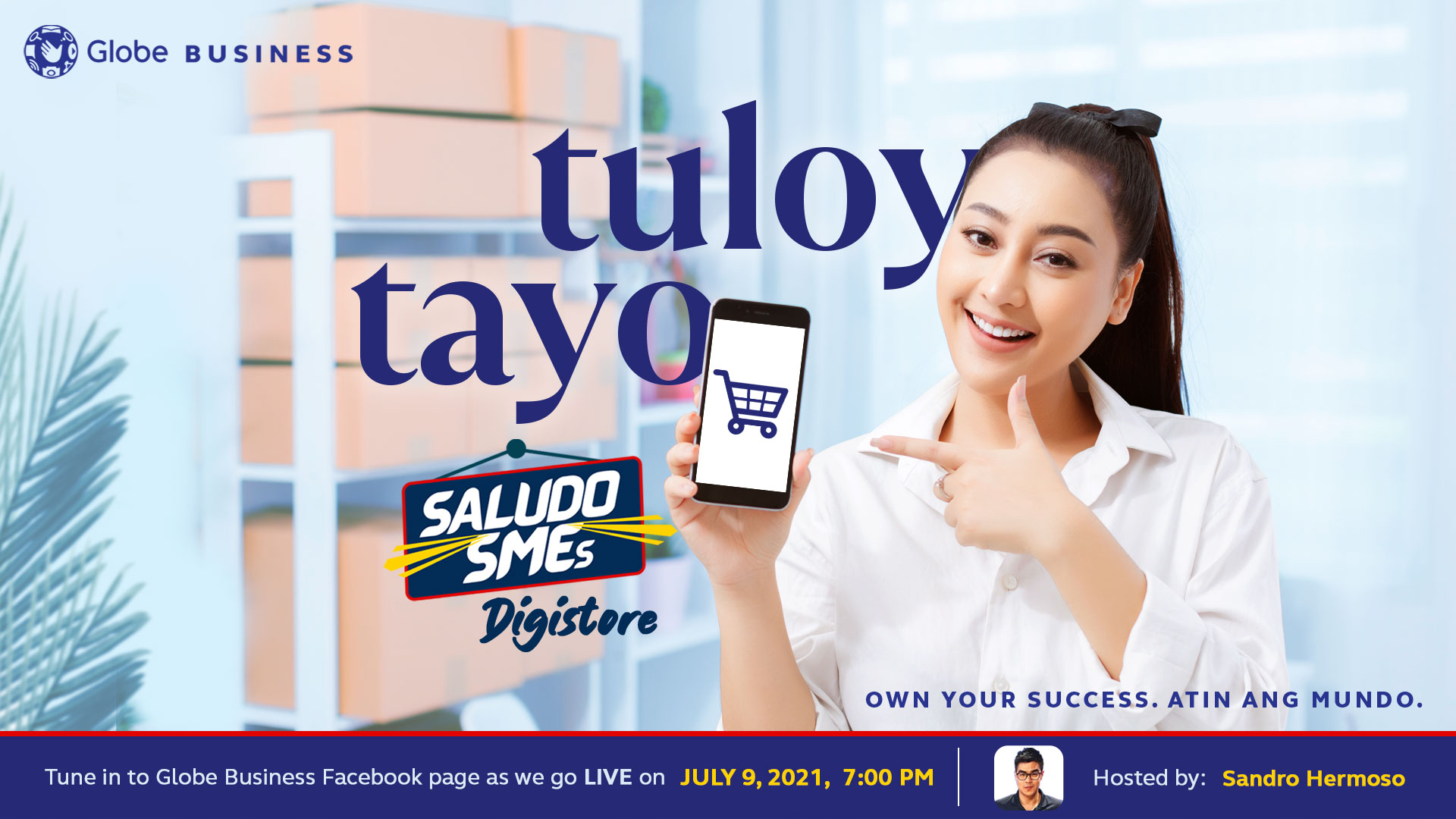Globe Business to boost online sales of businesses   through Saludo SMEs Digistore