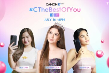 C The Best Of You with CAMON 17 and Be One of 100 Lucky Live Raffle Winners at TECNO Mobile’s Livestream Show