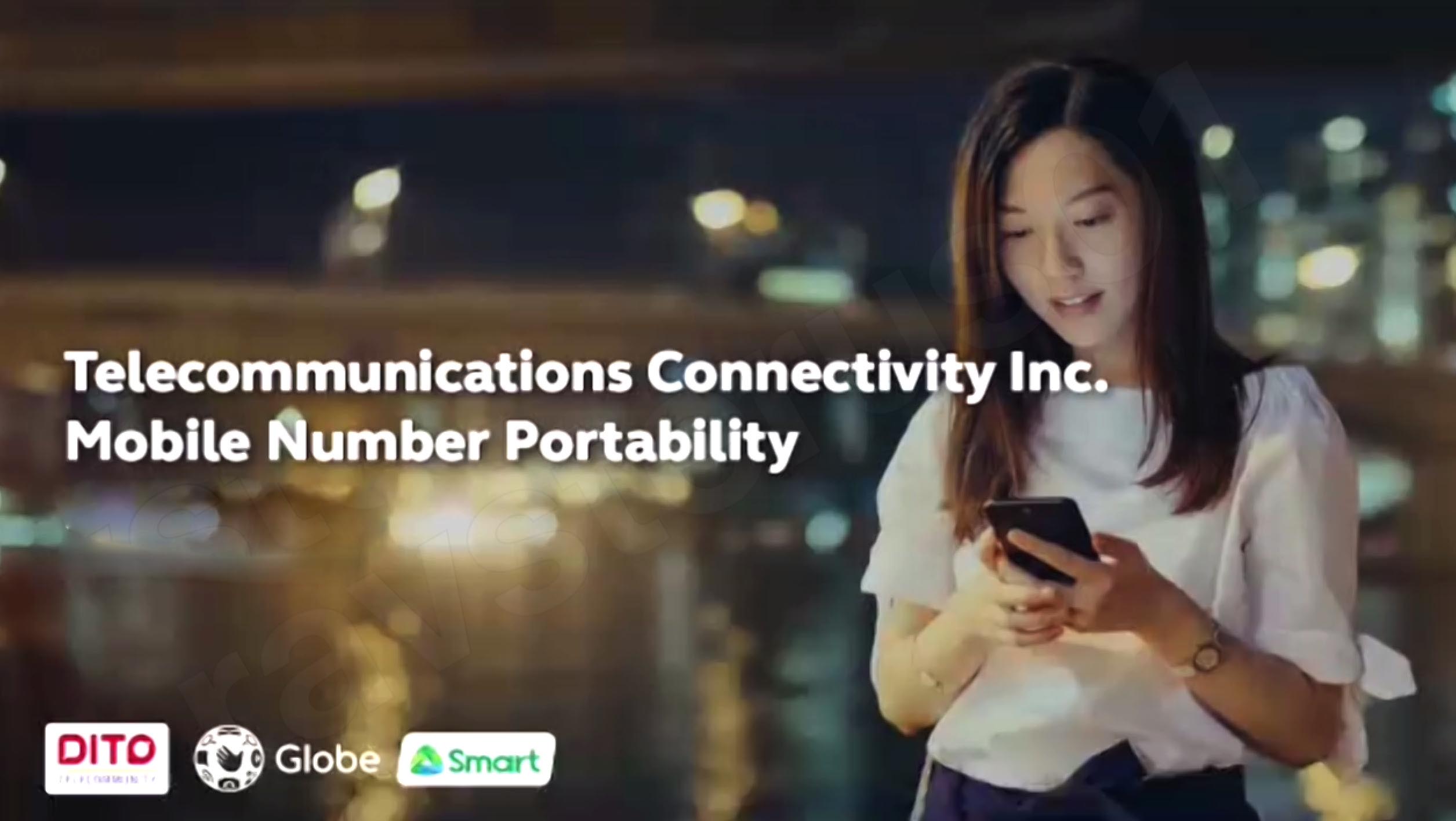 DITO, Globe and Smart subscribers thru TCI to enable number porting services on September 30, 2021
