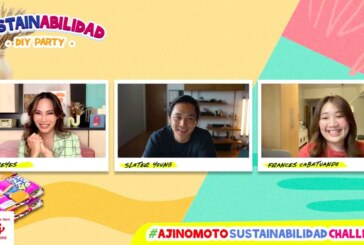 Slater Young and Home Buddies dare Filipinos to have eco-friendlier homes by doing the #AjinomotoSustainAbilidadChallenge