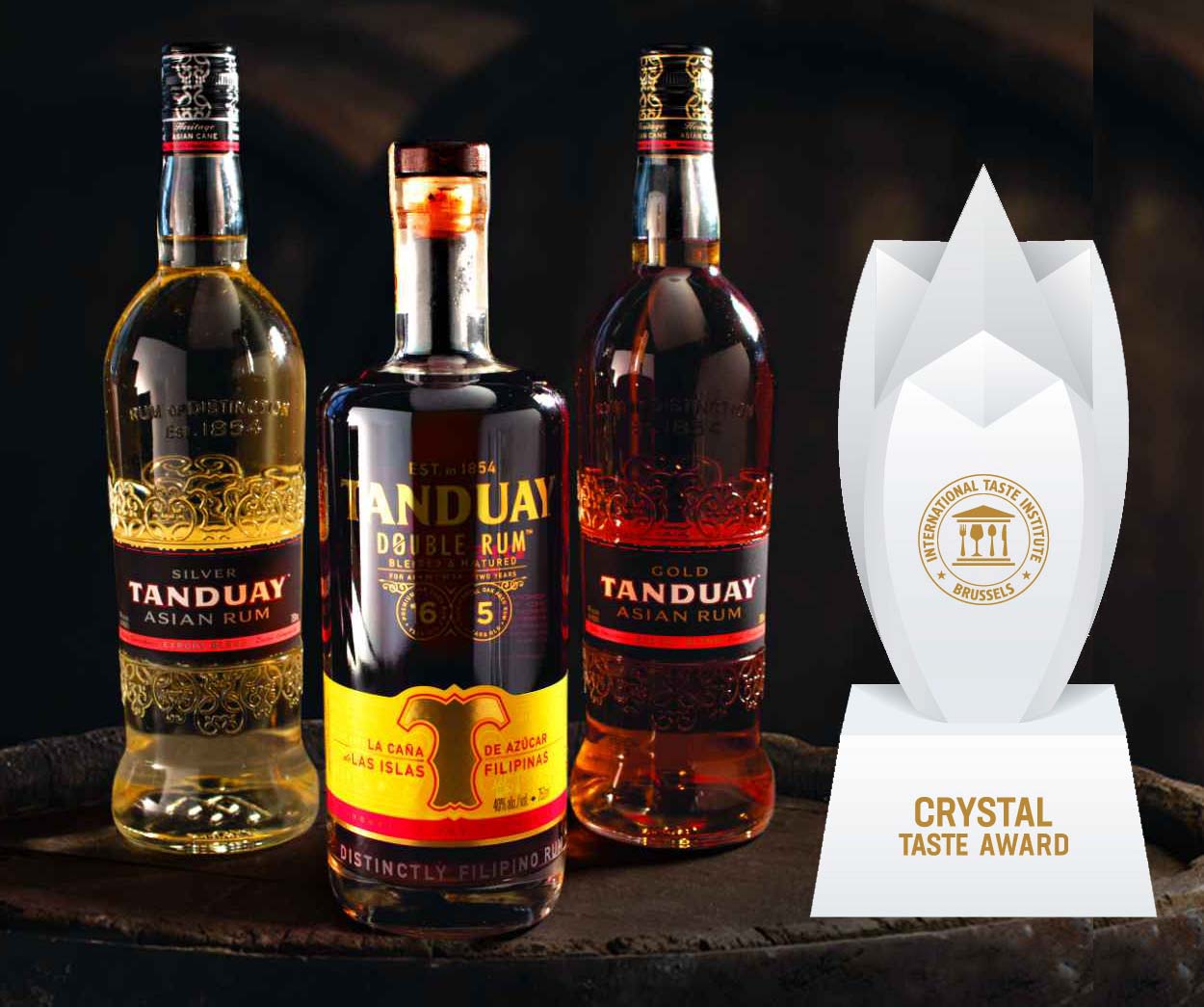 Top Sommeliers, Chefs of the Int’l Taste Institute Give   Tanduay Rum Exceptional Rating in Brussels Tilt