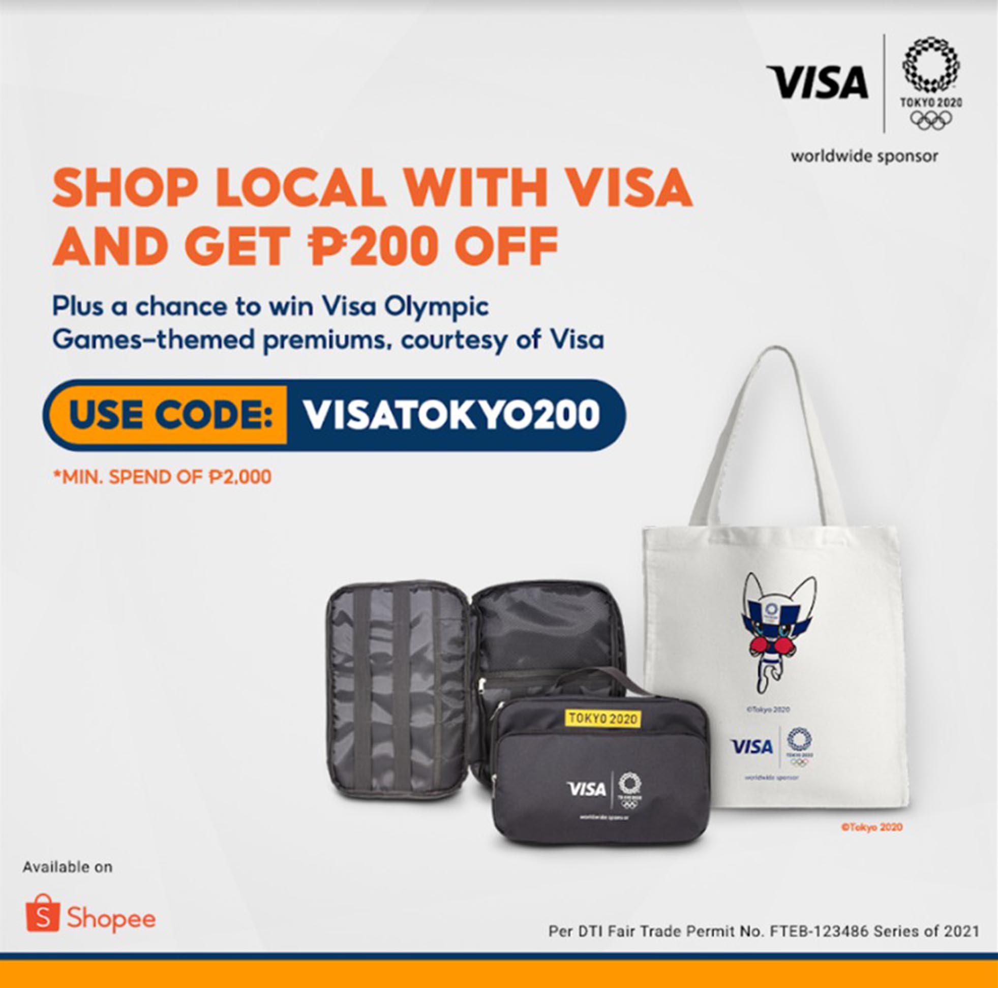 Visa’s Olympic Games Tokyo 2020 campaign for Shopee launches in the Philippines