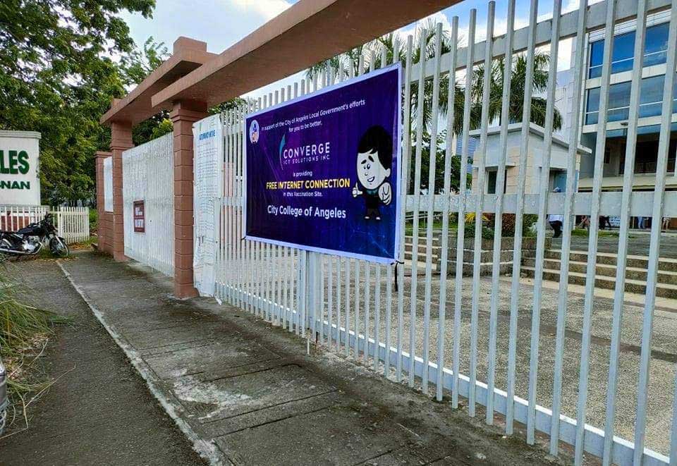 Converge powers up Angeles City’s vaccination sites