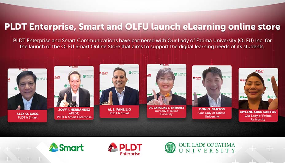 PLDT Enterprise, Smart and OLFU launch eLearning online store