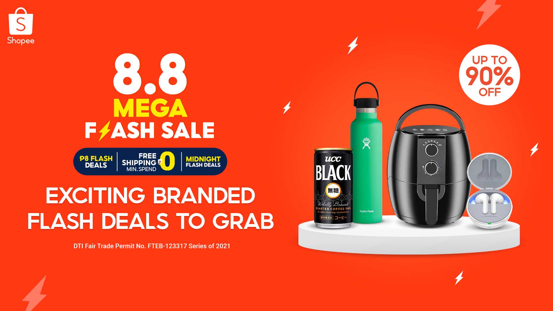 Check Out the Huge Price Drops from Your Favorite Brands at the Shopee 8.8 Mega Flash Sale