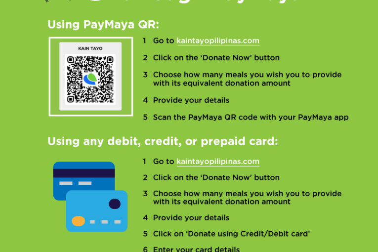 PayMaya powers online donations for Kain Tayo, Pilipinas!  