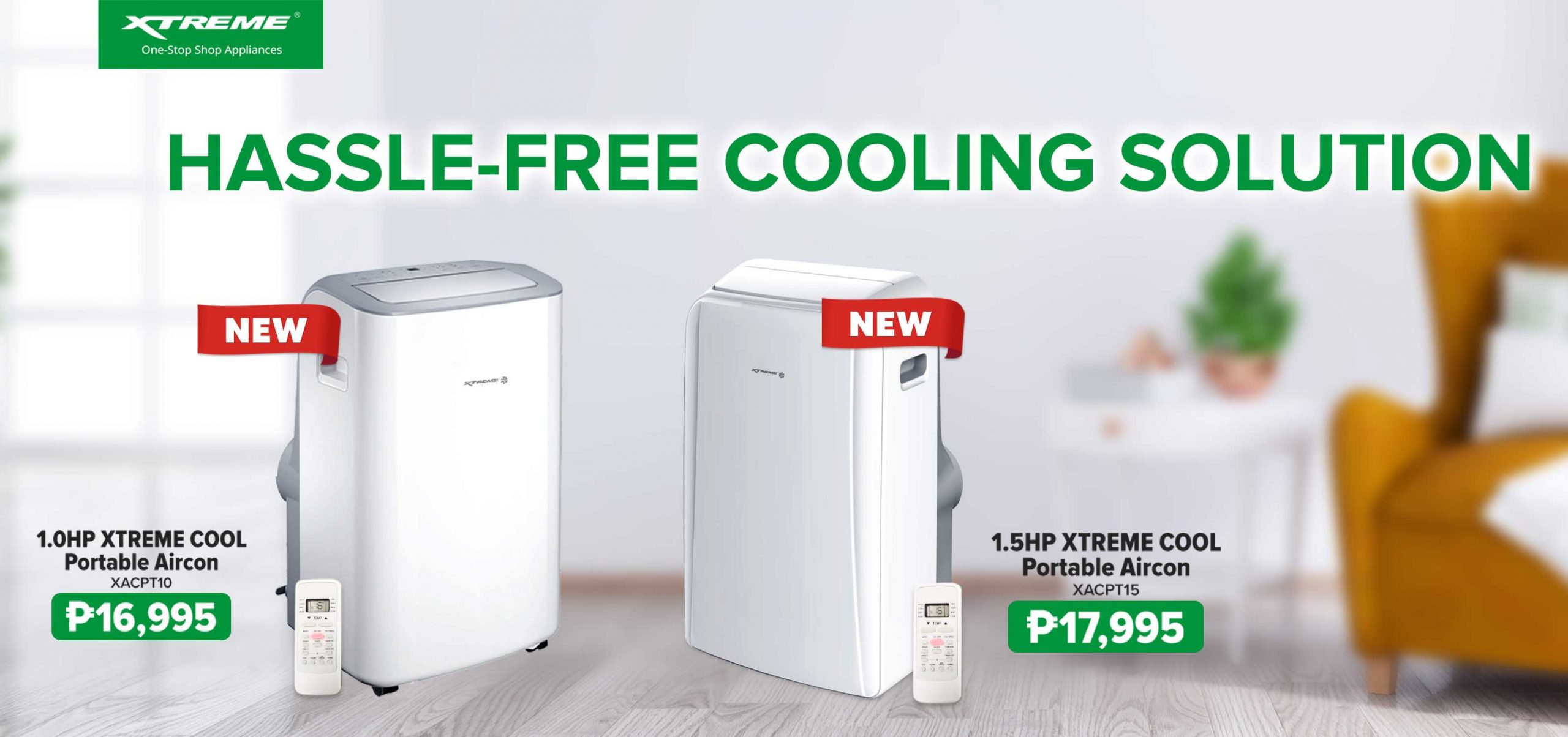 New XTREME Cool Portable Aircon for your home