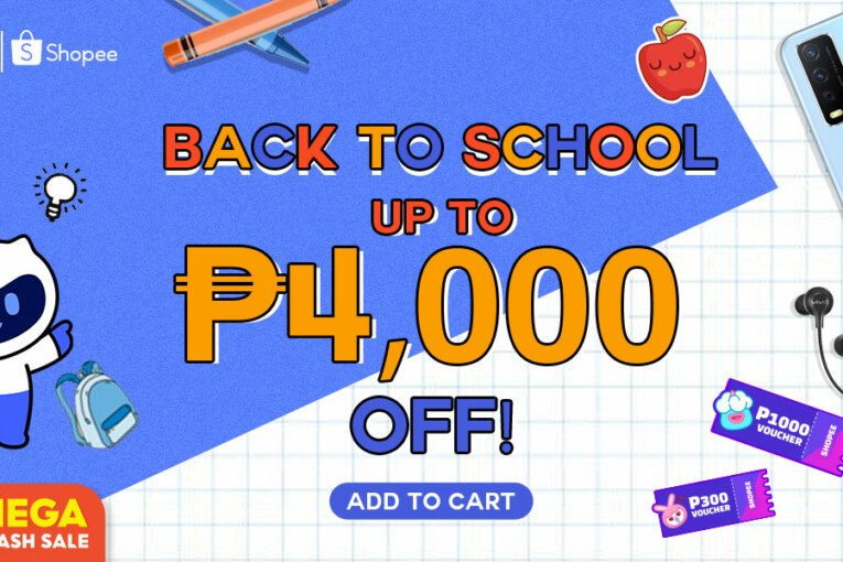 Back-to-school big discounts on vivo smartphones, available at Shopee 8.8 Sale!