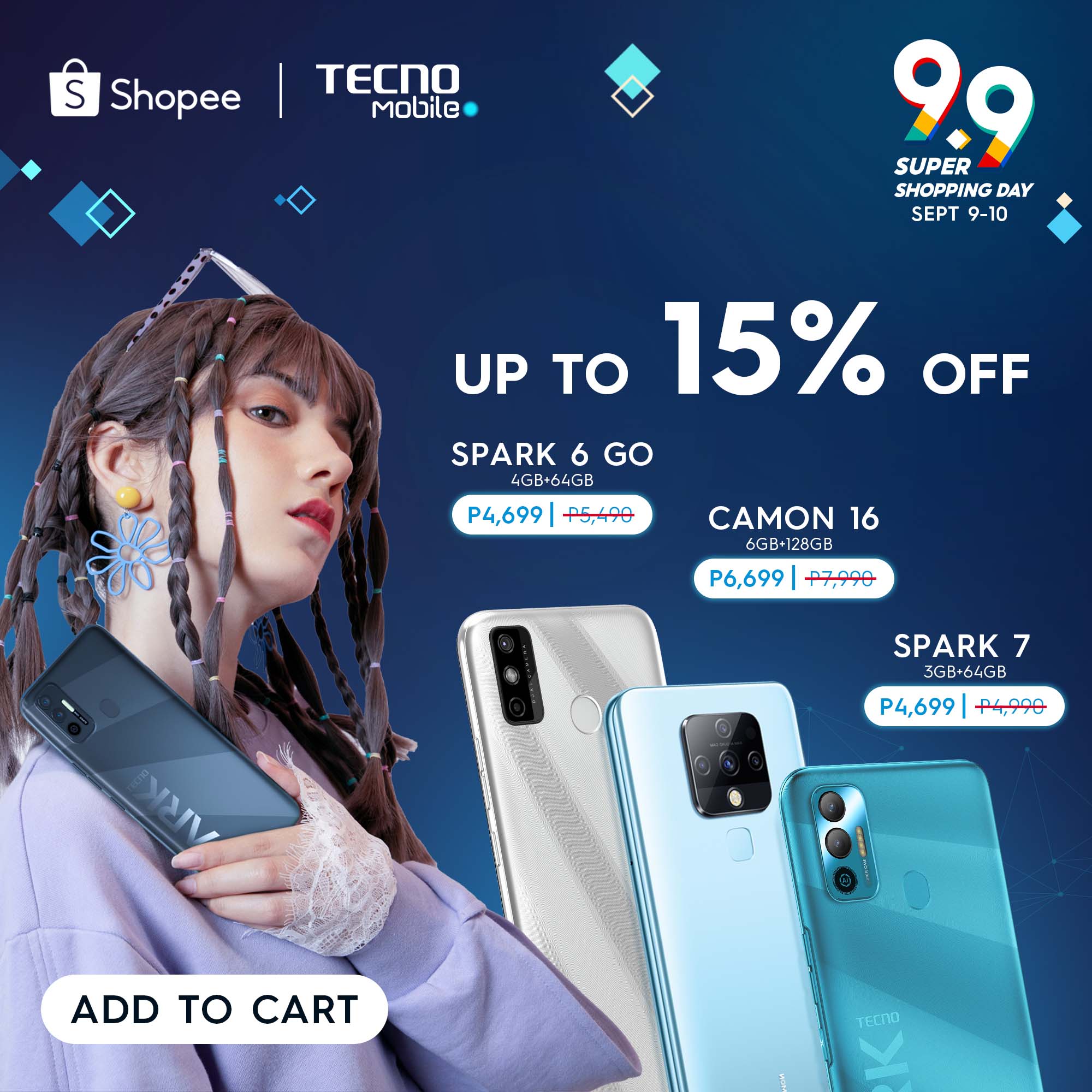 Check Out These 9.9 Offers From TECNO Mobile on September 9th!