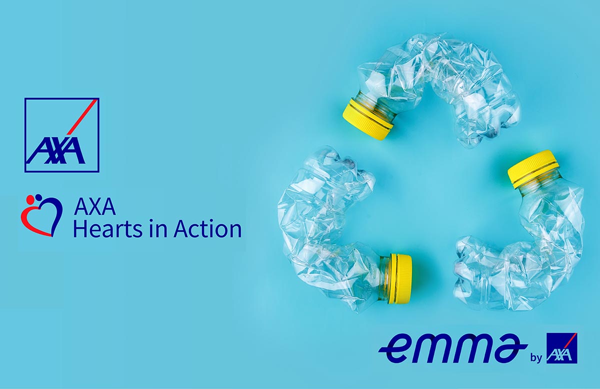 AXA invites customers to join plastic reduction drive  via Emma by AXA