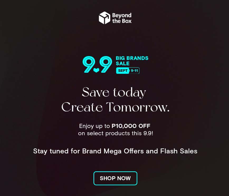 Up to 75% OFF on Beyond the Box and Digital Walker’s best-selling brands on Lazada 9.9 Big Brands Sale!