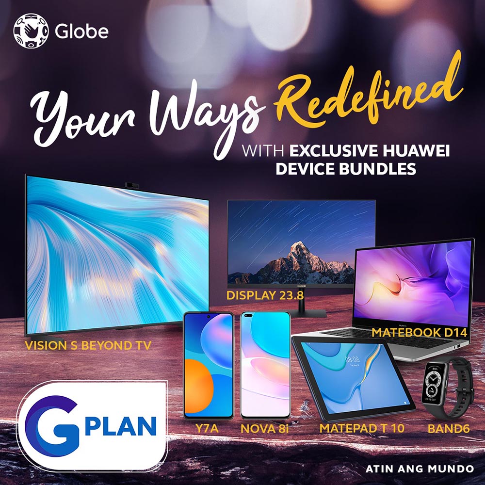 #RedefineWays with Exclusive Huawei Device Bundles  with Globe’s GPlan