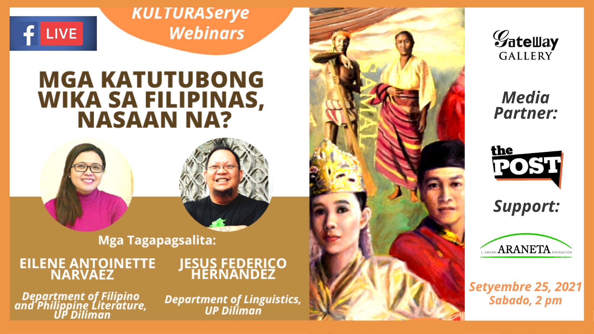 Gateway Gallery features language diversity in latest KulturaSerye webinar