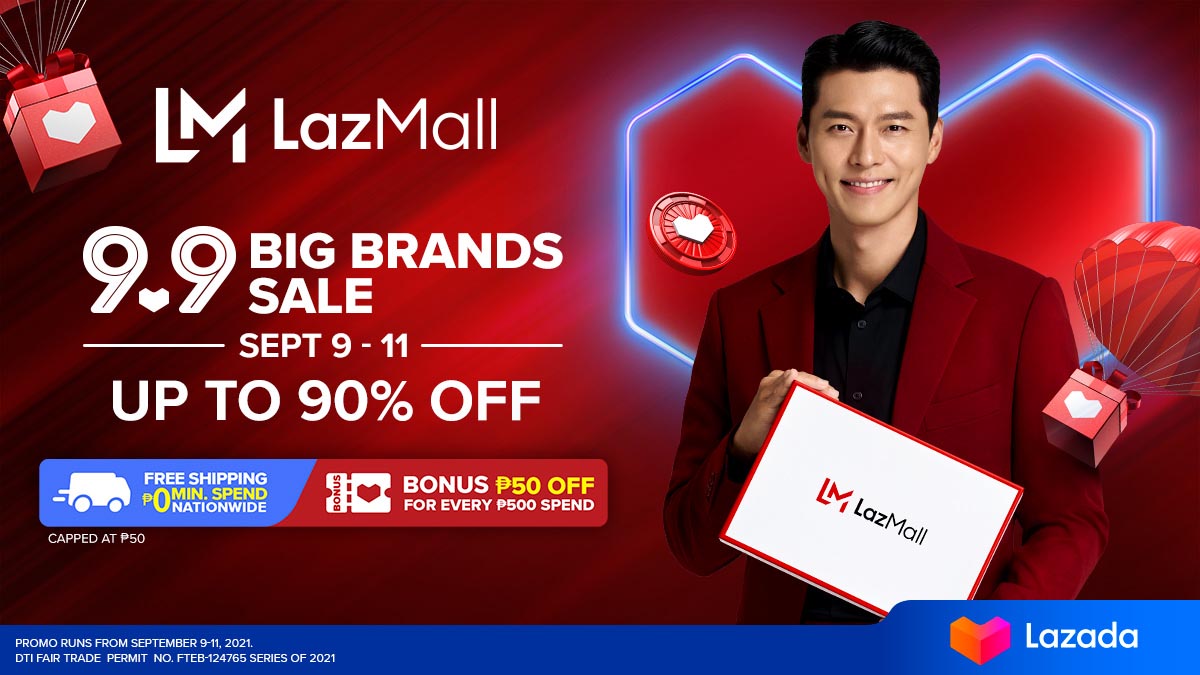 Shop amazing deals from over 8,000 brands at Lazada’s 9.9 Big Brands Sale!