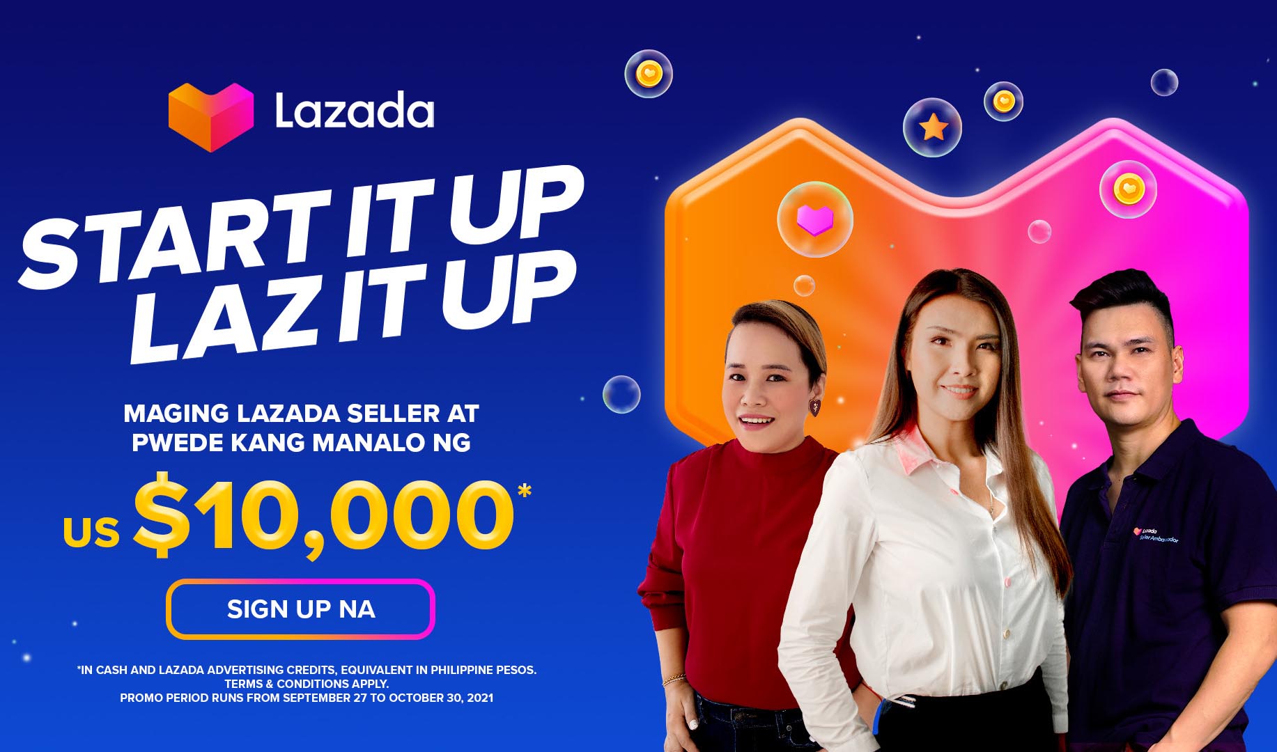 Lazada launches Start It Up, Laz It Up, an easy three-step seller registration sign-up