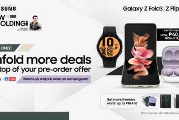 WATCH: #TeamGalaxy to unfold exclusive deals on top of the Galaxy Z Fold3 5G and Galaxy Z Flip3 5G pre-order offer!