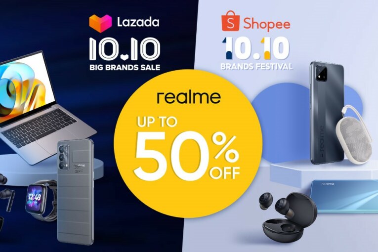 Upgrade your TechLife and score up to P7,000 off  on realme devices this 10.10