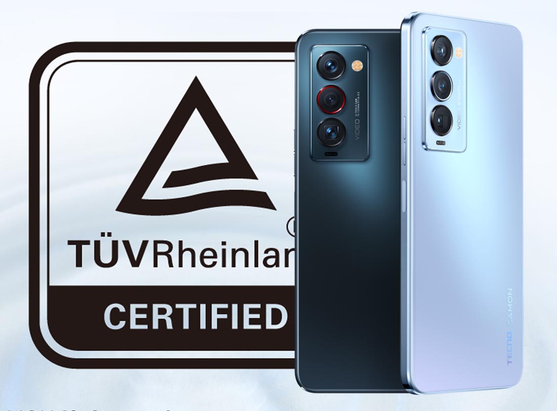 TECNO’s ‘Movie Master’ CAMON 18 Premier Receives International Certifications from TÜV Rheinland