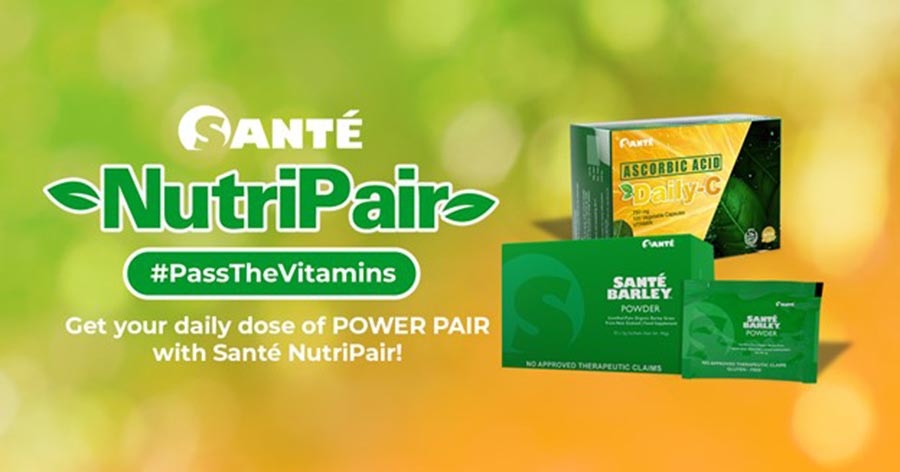 #PassTheVitamins: New Santé NutriPair bundles, now up for grabs