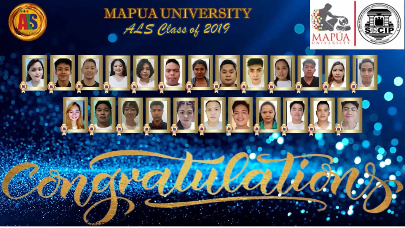 Mapúa graduates 24 junior high students under DepEd’s alternative learning system program
