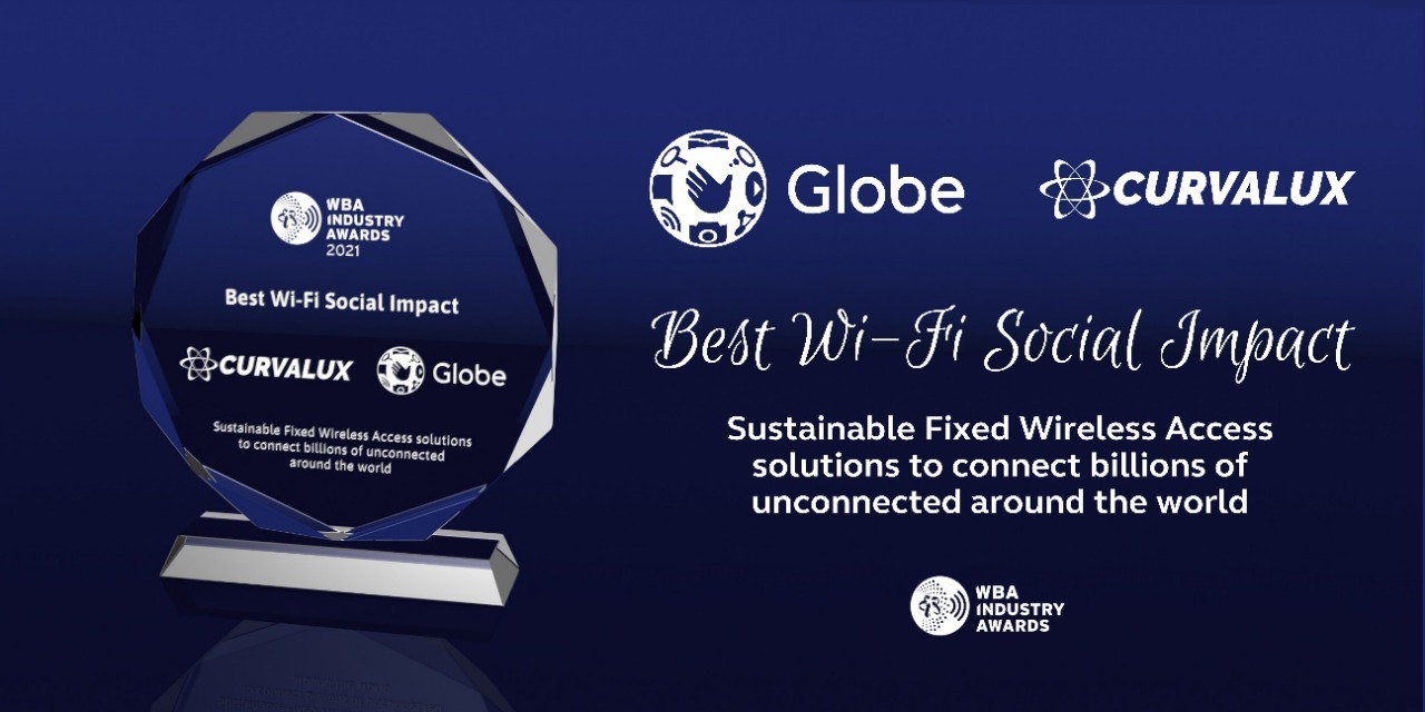 Globe, Curvalux bag WBA award for bridging connectivity gap in hard-to-reach areas