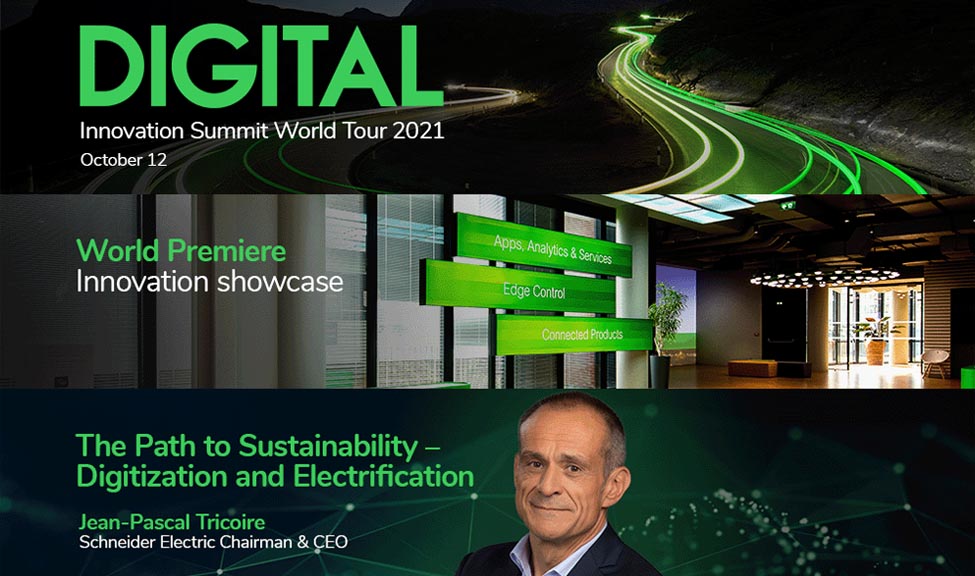 Schneider Electric to hold Innovation Summit World Tour 2021 on October 12