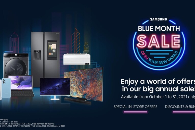 Don’t miss out on the exciting deals and discounts  at the SAMSUNG Blue Month Sale until October 31