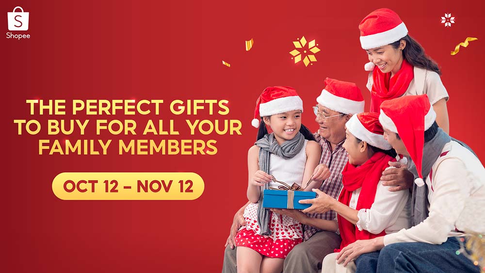 Buy these perfect gifts for all your family members this Christmas on Shopee