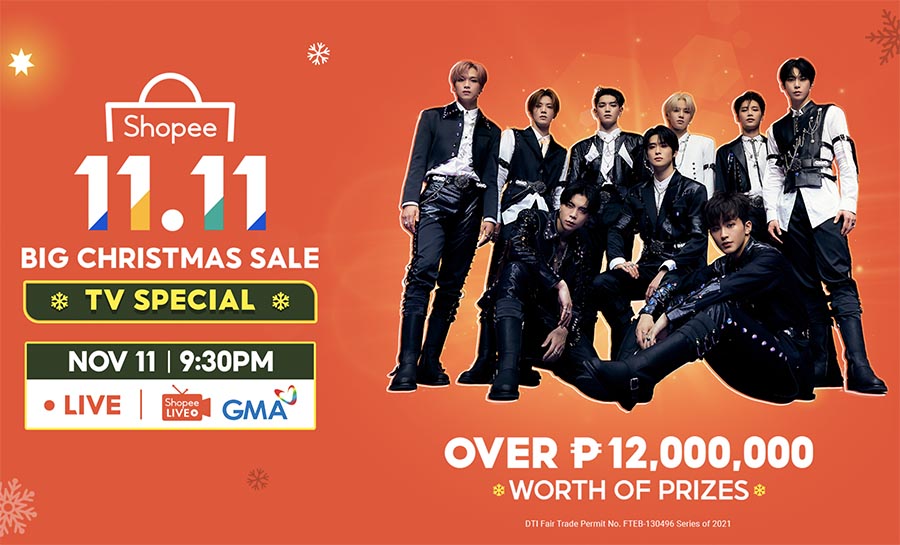 Shopee Launches an Exciting 11.11 Big Christmas Sale TV Special  with Over PHP12,000,000 Worth of Prizes and K-Pop Boy Band NCT127