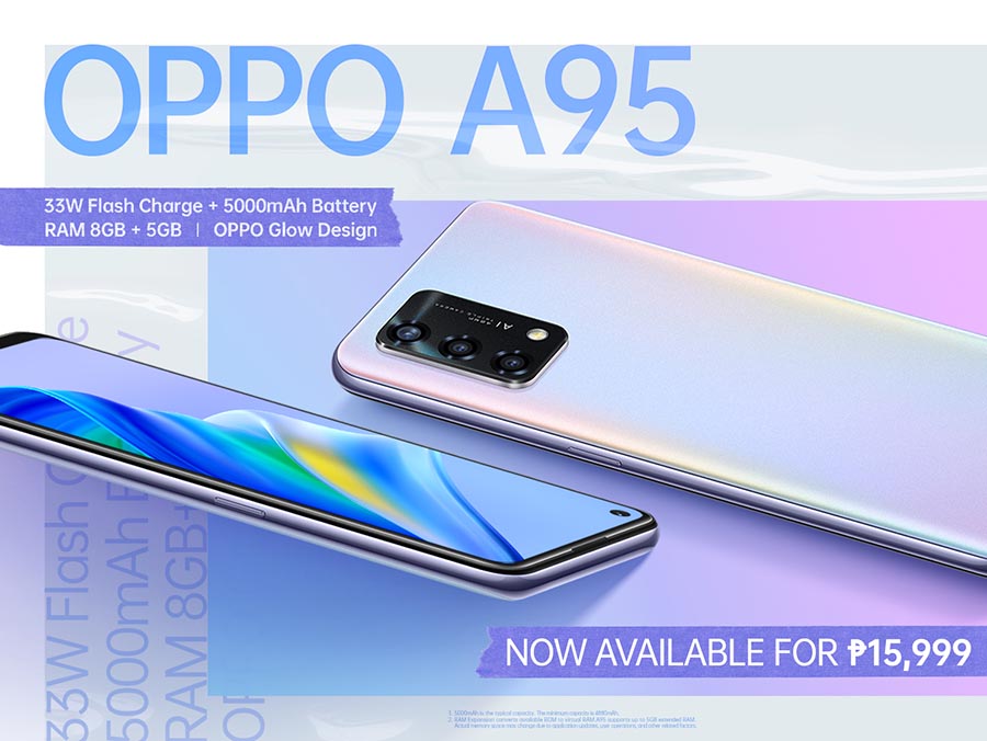 The smart performer OPPO A95 now available in PH priced at PHP15,999