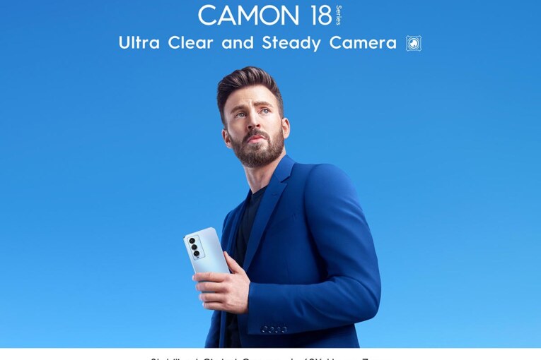 TECNO Brand Ambassador Chris Evans Talks About the Power of Imaging at the Launch of ‘Movie Master’ CAMON 18
