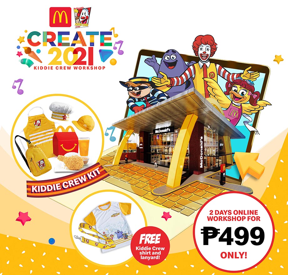 Learn and play with Ronald and the Gang as the  McDonald’s Kiddie Crew Workshop returns…online!