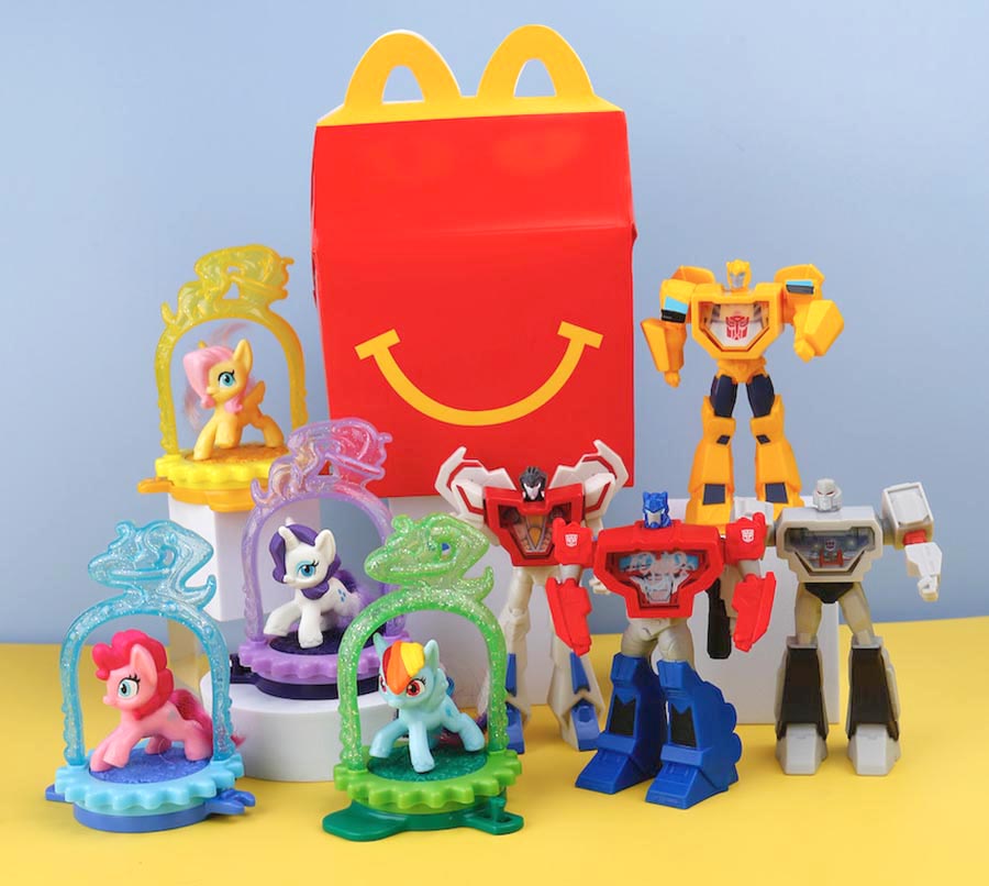 McDonald’s Starts the Holiday Celebrations with Christmas-themed Happy Meal boxes and NEW My Little Pony and Transformers toys!