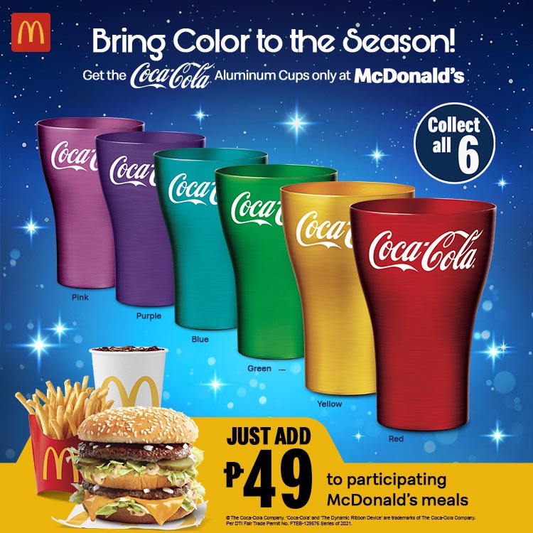 McDonald’s brings color to the holiday season through  new limited edition Coca-Cola Cups