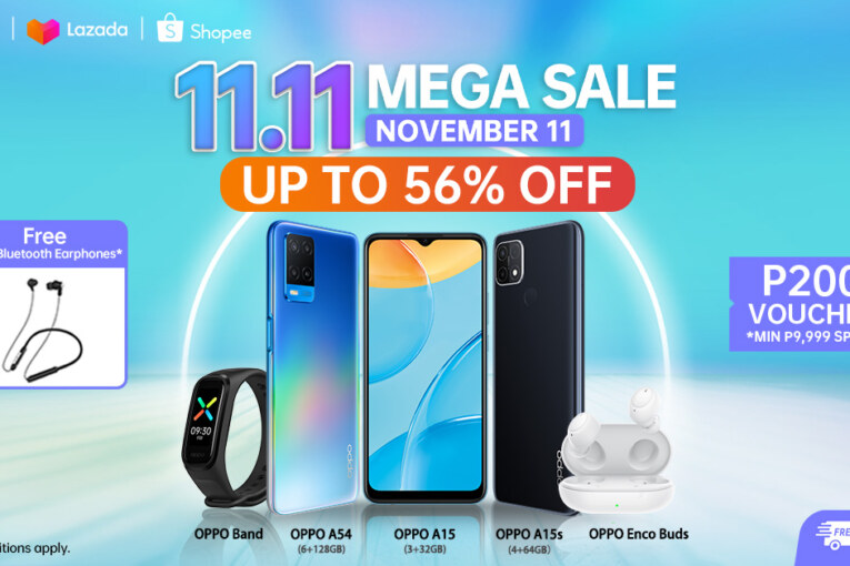 Save up to 56% on OPPO gadgets this 11.11 Mega Brand Day Sale