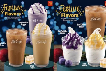 McDonald’s brightens up the holidays with the launch of its  Ube Pastillas and Brazo desserts