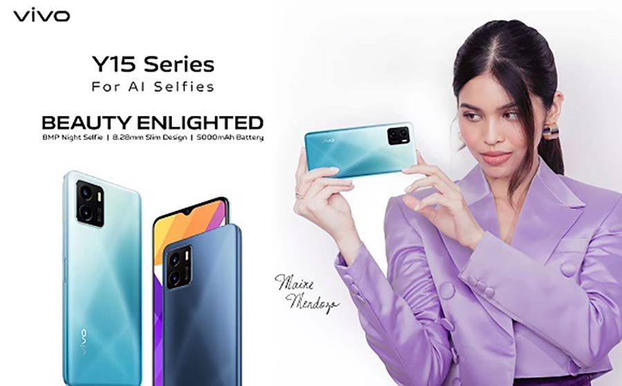 Beauty enlightened: Take glowing selfies this holiday with the vivo Y15 Series