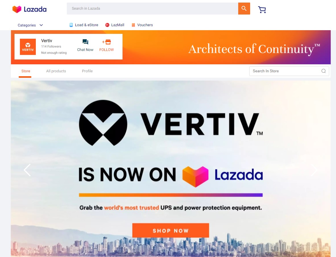 Vertiv unveils official Lazada Flagship Store in the Philippines