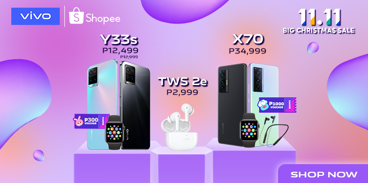 Catch the best vivo smartphone deals including the newest releases this Shopee 11.11